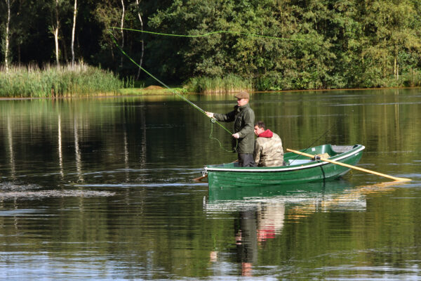 People fishing on Wykeham Lakes