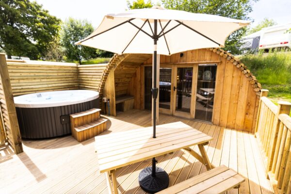 Glamping Pod Exterior Deck